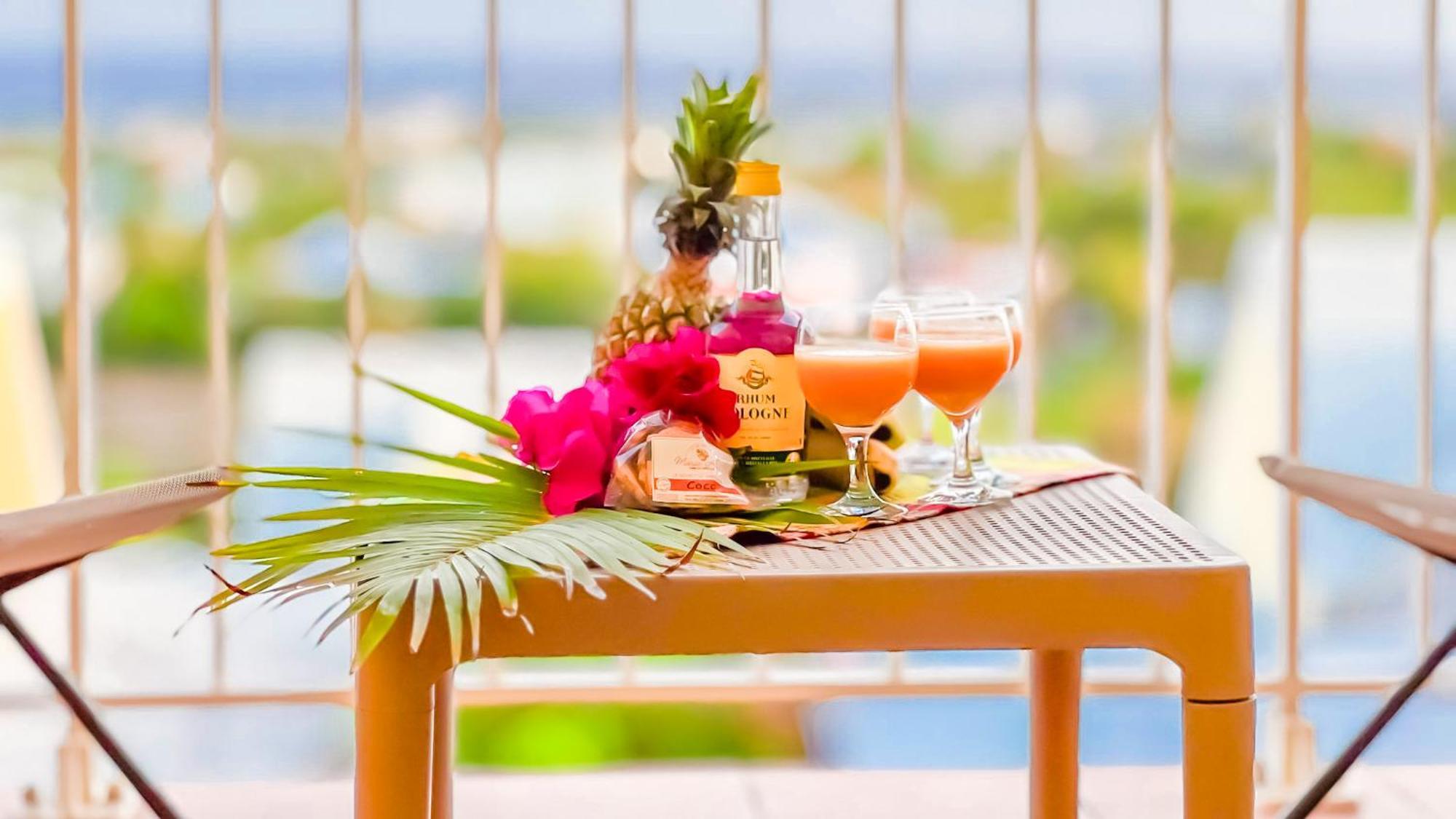 Magnifique Appartement Fleurs Caraibes - 6 Personnes En Residence Avec Piscine Privee - Sainte Anne Екстер'єр фото