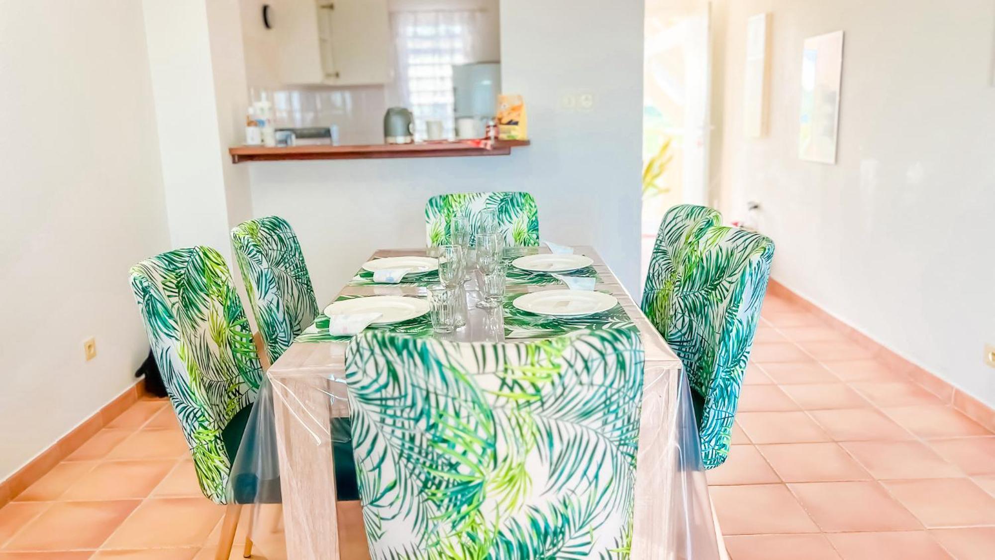 Magnifique Appartement Fleurs Caraibes - 6 Personnes En Residence Avec Piscine Privee - Sainte Anne Екстер'єр фото